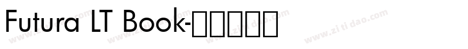 Futura LT Book字体转换